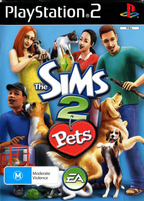 Sims 2 - Pets, The — box-2D (AU)