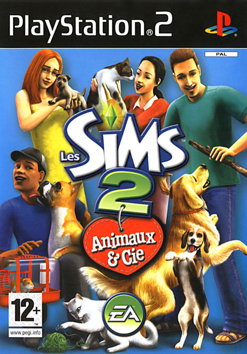 Sims 2 - Pets, The — box-2D (FR)