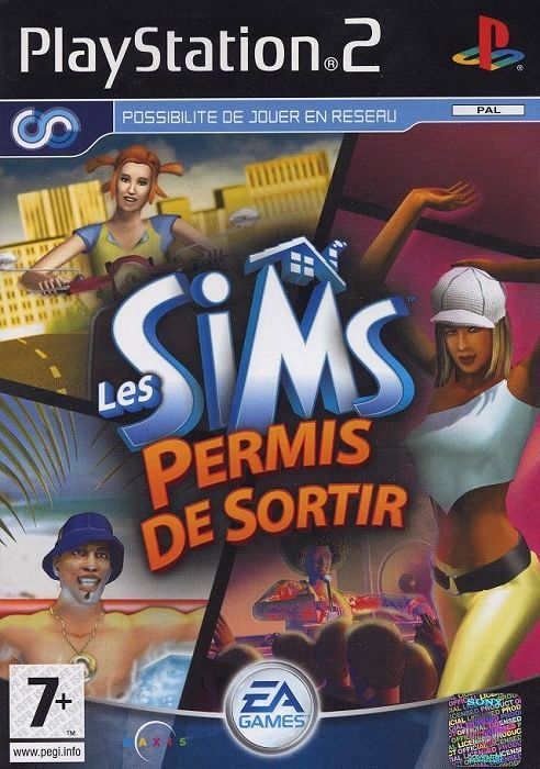 Sims, The - Bustin' Out — box-2D (FR)