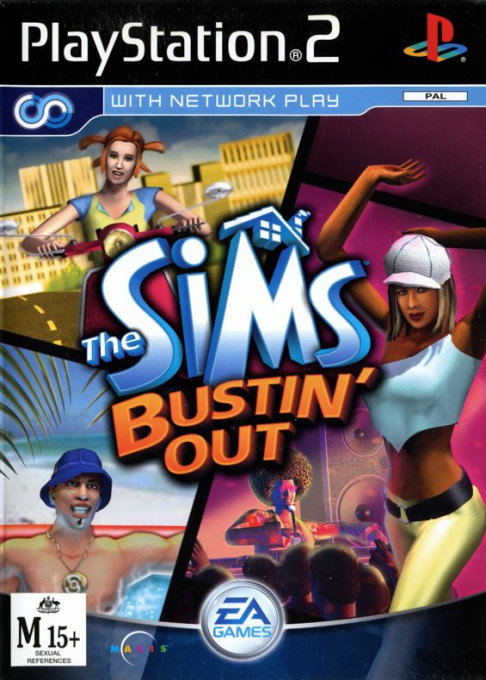 Sims, The - Bustin' Out — box-2D (AU)