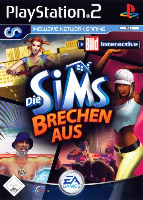 Sims, The - Bustin' Out — box-2D (DE)