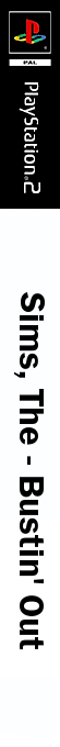 Sims, The - Bustin' Out — box-2D-side (DE)