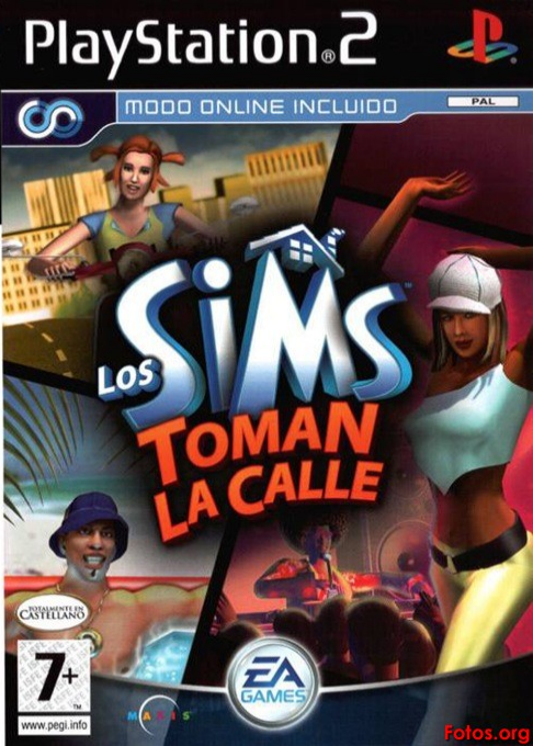 Sims, The - Bustin' Out — box-2D (SP)