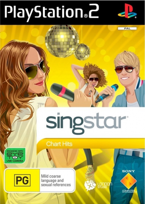 Singstar Chart Hits box art