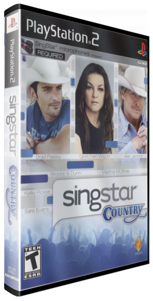 Singstar Country — box-3D (US)