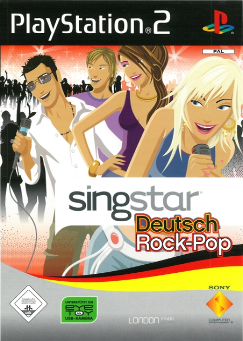 Singstar Deutsch Rock-pop box art