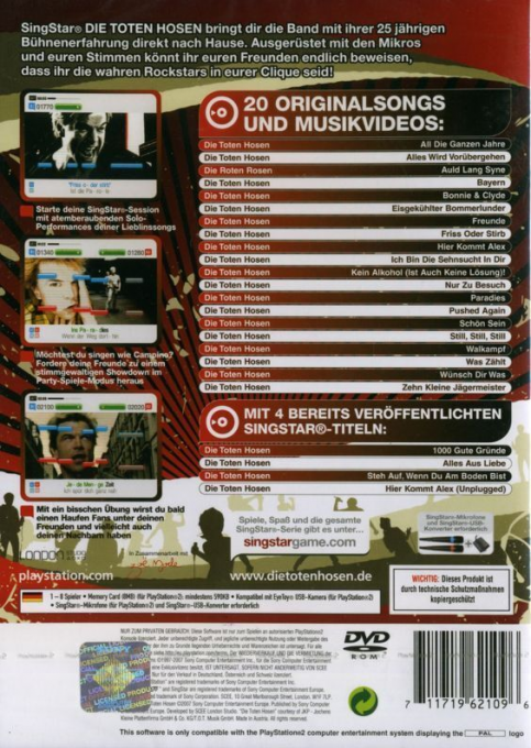 Singstar Die Groessten Solokuenstler — box-2D-back (DE)