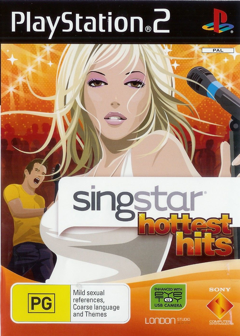 Singstar Hottest Hits box art