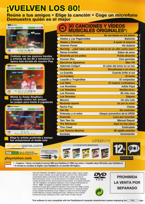 Singstar La Edad De Oro Del Pop Espanol — box-2D-back (SP)