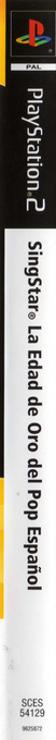 Singstar La Edad De Oro Del Pop Espanol — box-2D-side (SP)