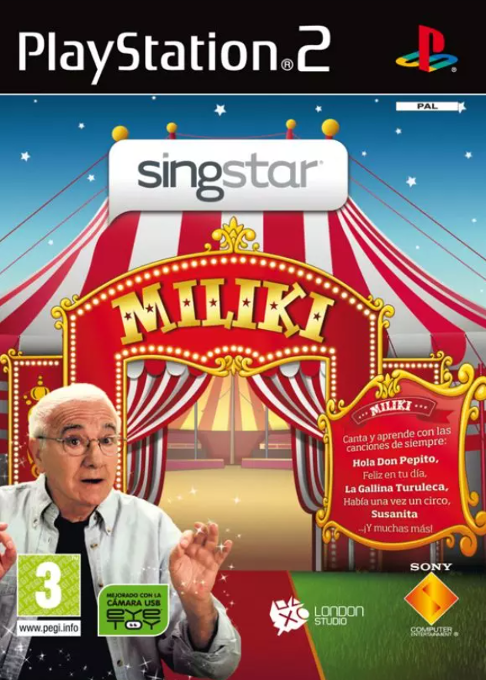 SingStar Miliki box art
