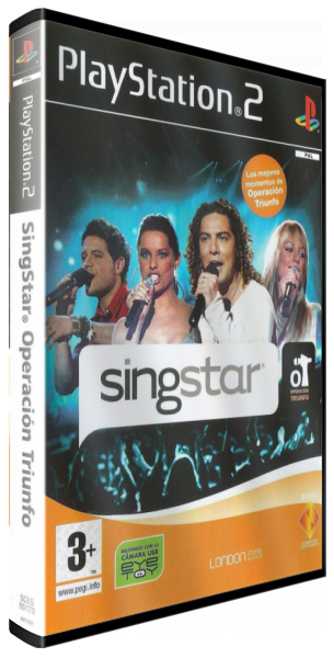 Singstar Operacion Triunfo — box-3D (SP)