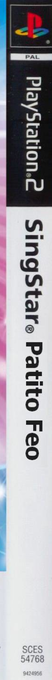 SingStar Patito Feo — box-2D-side (SP)