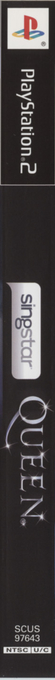 Singstar Queen — box-2D-side (US)