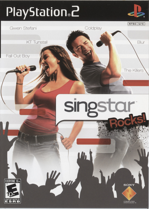 Singstar Rocks ! box art