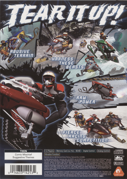 Sled Storm — box-2D-back (US)