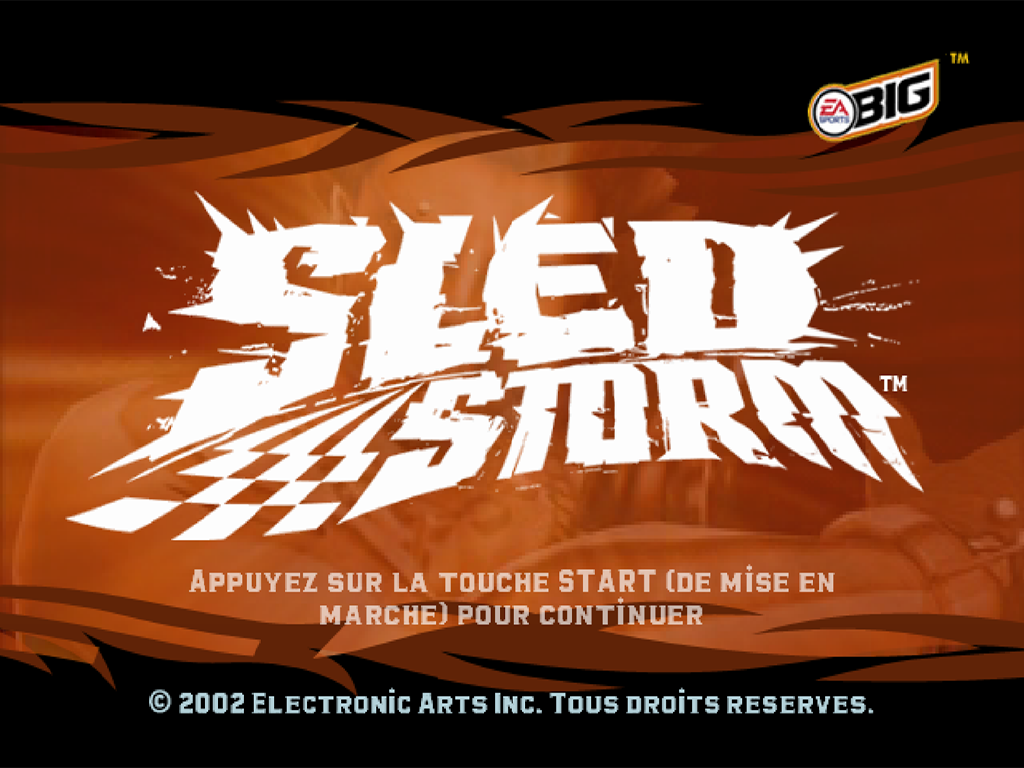 Sled Storm — sstitle (FR)
