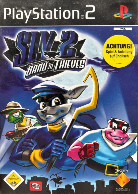 Sly 2 - Band Of Thieves — box-2D (DE)