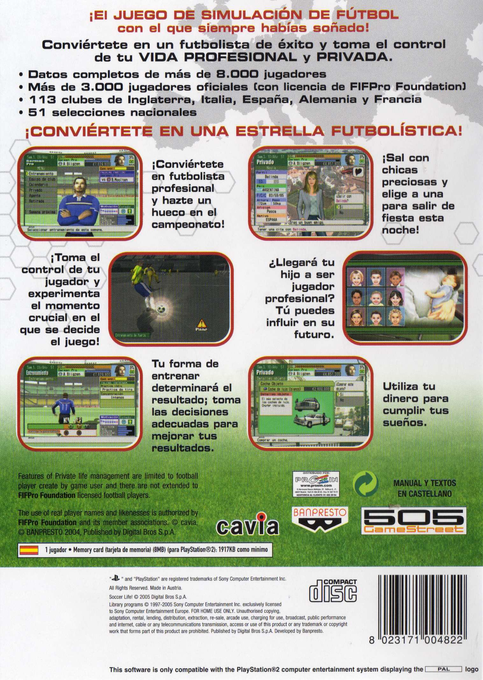 Soccer Life! — box-2D-back (SP)
