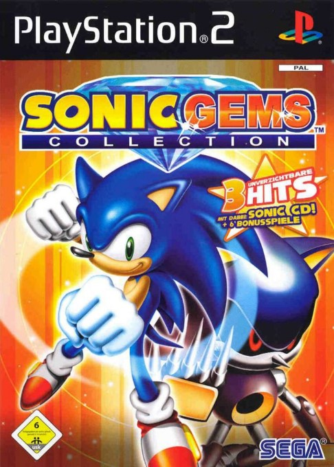 Sonic Gems Collection — box-2D (DE)