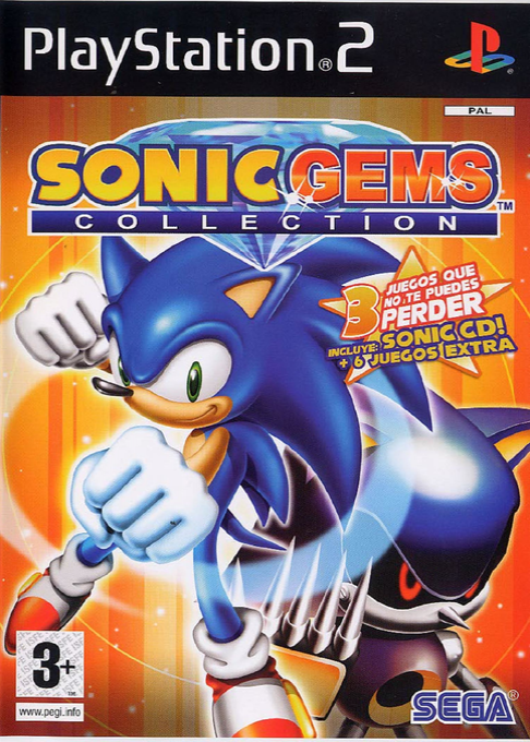Sonic Gems Collection — box-2D (SP)