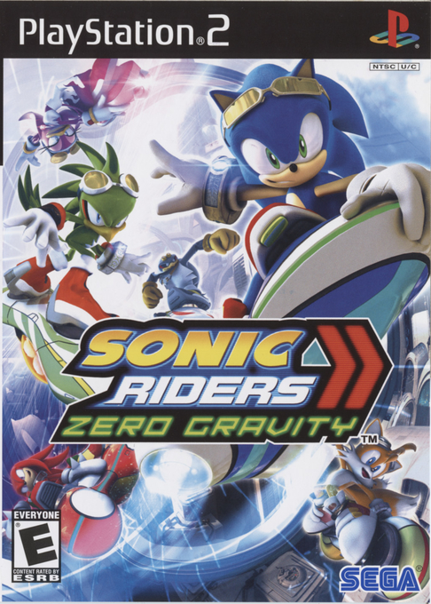Sonic Riders Zero Gravity box art