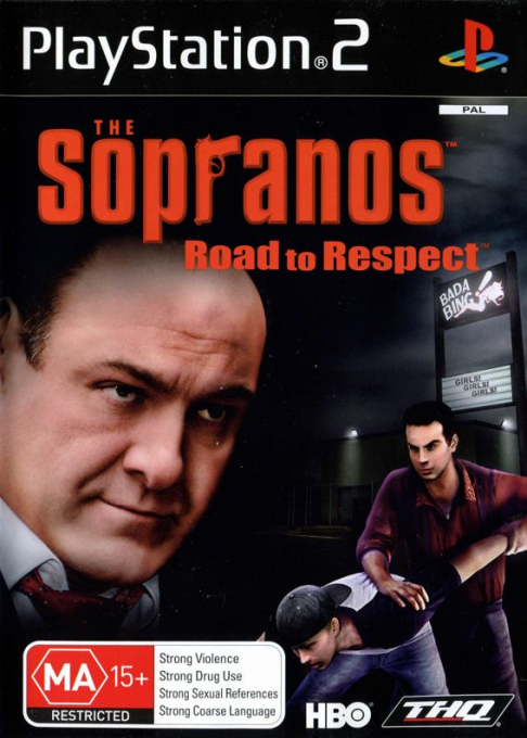 Sopranos - Road To Respect, Les — box-2D (AU)