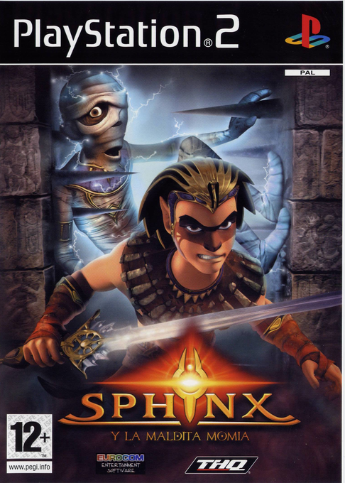 Sphinx and the Cursed Mummy — box-2D (SP)