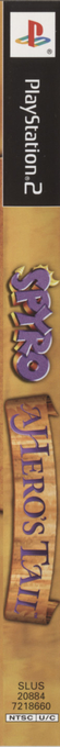 Spyro - A Hero's Tail — box-2D-side (US)