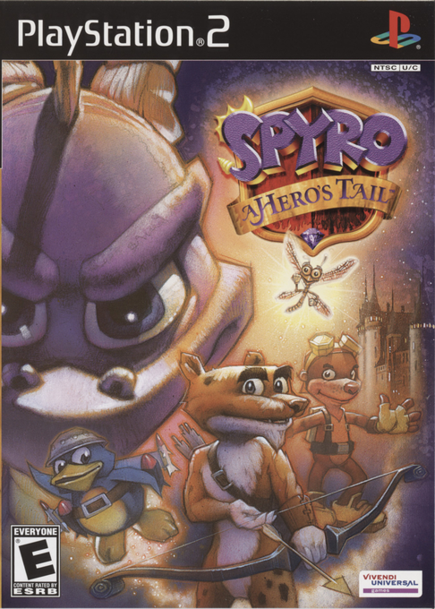 Spyro - A Hero's Tail box art