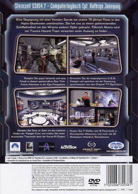 Star Trek Voyager - Elite Force — box-2D-back (DE)