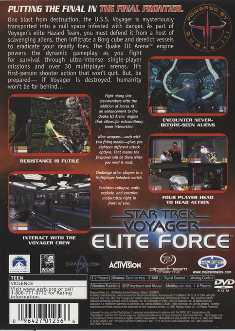 Star Trek Voyager - Elite Force — box-2D-back (US)