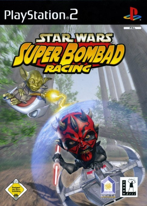 Star Wars - Super Bombad Racing — box-2D (DE)
