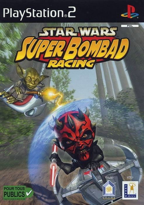 Star Wars - Super Bombad Racing — box-2D (FR)
