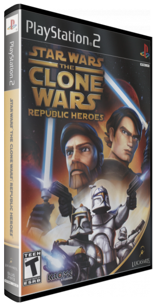 Star Wars The Clone Wars - Les Héros De La République — box-3D (US)