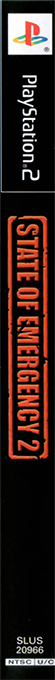 State Of Emergency 2 — box-2D-side (US)