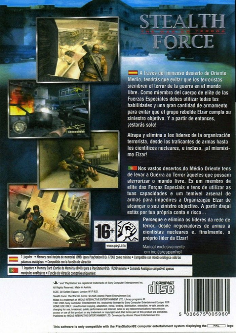 Stealth Force - The War On Terror — box-2D-back (SP)