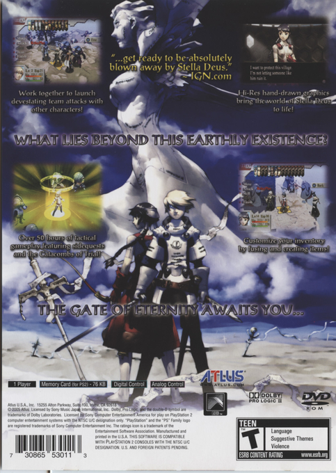 Stella Deus - The Gate Of Eternity — box-2D-back (US)