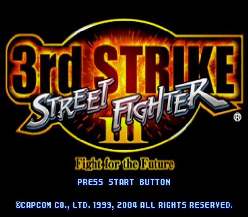 Street Fighter 3 3rd Strike - Fight For The Future — sstitle (JP)