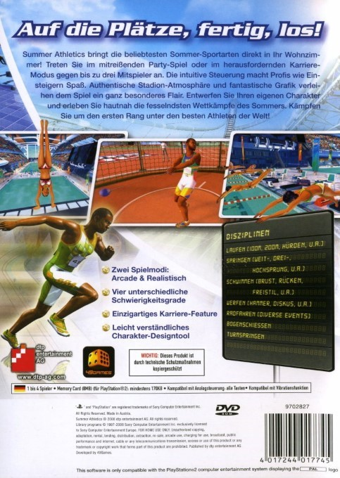 Summer Athletics — box-2D-back (DE)