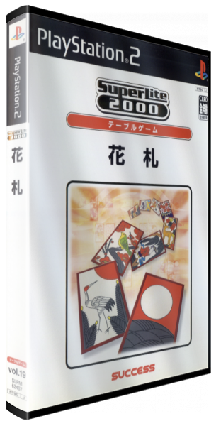 SuperLite 2000 Vol. 19 - Hanafuda — box-3D (JP)