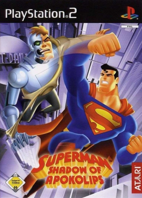 Superman - Shadow Of Apokolips — box-2D (DE)