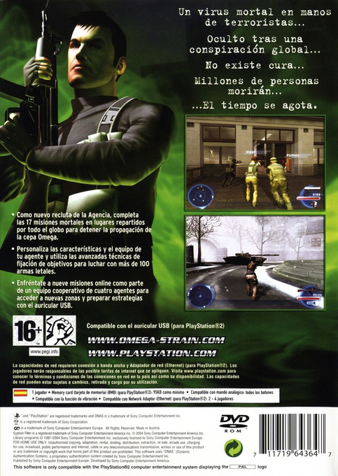 Syphon Filter - The Omega Strain — box-2D-back (SP)