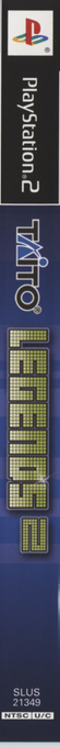 Taito Legends 2 — box-2D-side (US)