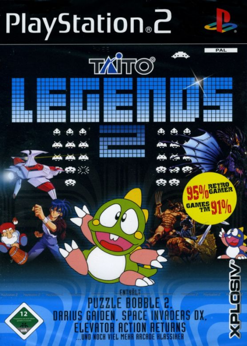 Taito Legends 2 — box-2D (DE)