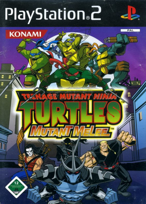 Teenage Mutant Ninja Turtles - Mutant Melee — box-2D (DE)