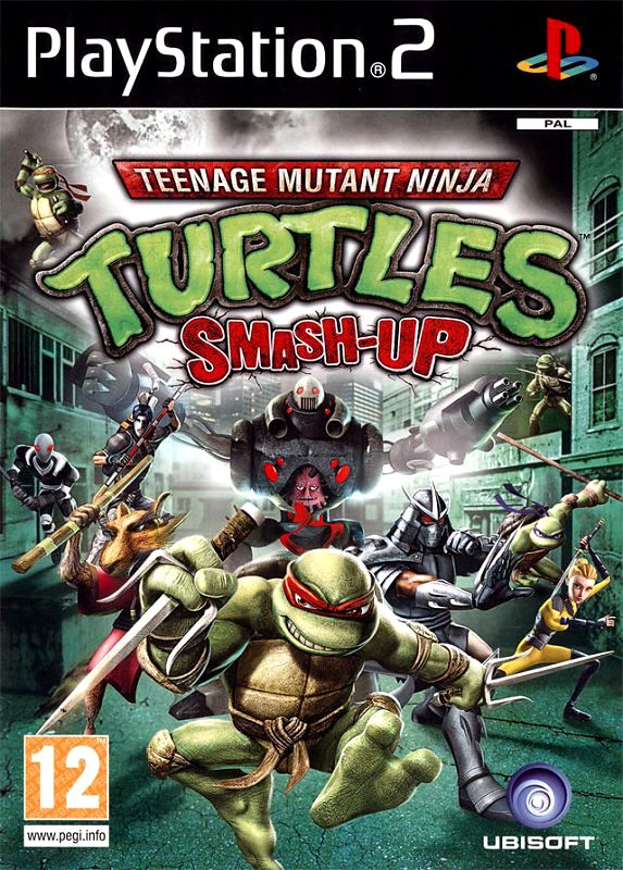 Teenage Mutant Ninja Turtles - Smash-up — box-2D (EU)