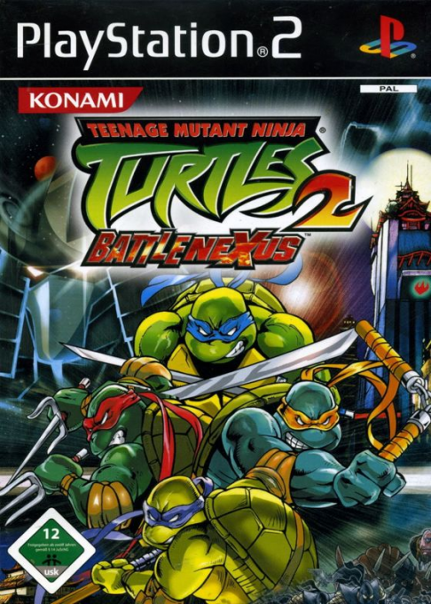 Teenage Mutant Ninja Turtles 2 - Battle Nexus — box-2D (DE)