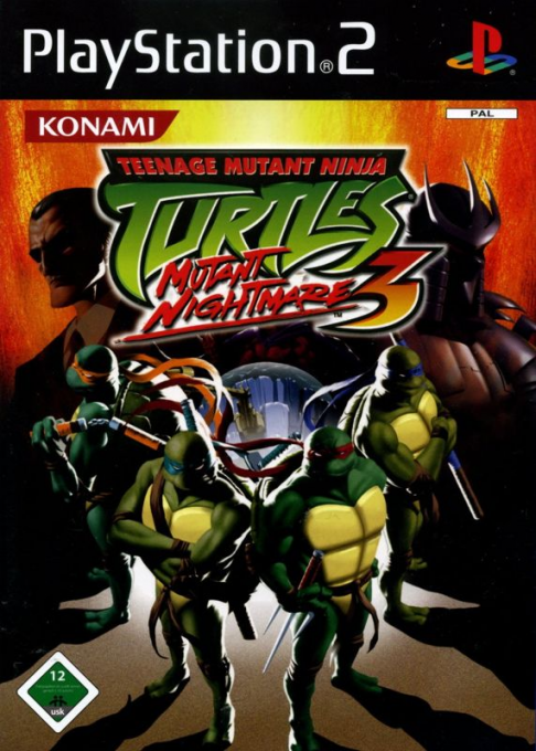 Teenage Mutant Ninja Turtles 3 - Mutant Nightmare — box-2D (DE)