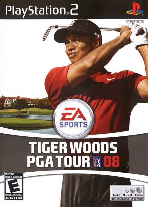 Tiger Woods Pga Tour 08 box art